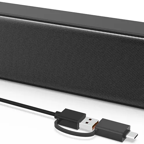 Barra de Sonido Compacta para PC y Laptop (Nueva en Caja) – USB / Type-C's photo #1