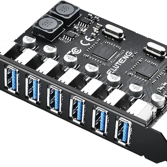 Tarjeta PCIe a USB 3.2 de 7 puertos's photo #1