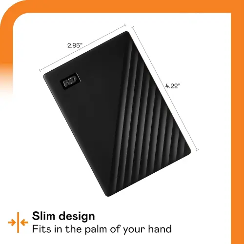 Disco Duro Externo WD My Passport 2TB USB 3.0 – Almacenamiento Portátil Seguro, Compatible con PC y Mac — imagen 2