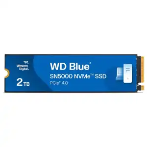 Disco Solido m.2 Western Digital Blue SN5000 NVMe de 2 TB - PCIe Gen 4.0, M.2 2280, hasta 5,150 MB/s miniatura 1