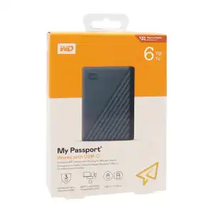 WD My Passport 6TB USB-C - Disco Duro Externo Portátil - Nuevo, Gran Capacidad (6 Terabytes) miniatura 1
